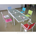 hot sale extension table glass dining